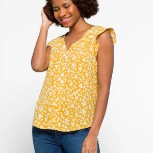 Monday Fun Ari Flutter Sleeve Blouse